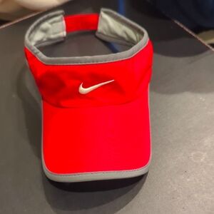 Nike Red Visor Hat